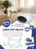 Igloo pour chat Duvo+ avec coussin, blanc Voir les images du produit 2