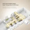 A cutaway view of a shower valve system, showcasing its internal components and highlighting its durability features. Anteprima dell’immagine prodotto