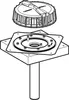 Geberit GE, Pluvia DWE, 12L, für Folien, d56, 359105, 1 Produktbild-Vorschau 2