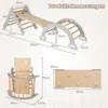 DREAMADE 3-in-1 Kinder Kletterdreieck Set, Holzdreieck mit Produktbild-Vorschau 2