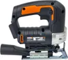 A black and orange jigsaw tool is shown against a white background. Podgląd zdjęcia produktu