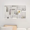 vidaXL Wandregal Weiß 85x16x52,5 cm Holzwerkstoff Produktbild-Vorschau 3