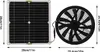 Ventilatore a pannelli solari, diametro 10 pollici, Anteprima dell’immagine prodotto 2