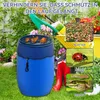 2x Regenfass Deckel 120cm, faltbar & robust, Laubschutz Produktbild-Vorschau 6