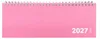 2027 ADINA Tischquerkalender 1W2S pink Kartondeckel 30x10cm Produktbild-Vorschau 1