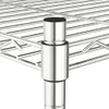 vidaXL Scaffale con 4 ripiani e ruote 90x35x142 cm Cromo Anteprima dell’immagine prodotto 11