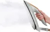 A hand holding a Philips steam iron, with steam coming out. Voir les images du produit