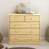 Kommode RONDO aus Kiefer Massivholz, natur - Kinderzimmer Produktbild-Vorschau 2