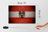 Holzschild Flagge Österreich, 30x20 cm, Holzschilder Fahne Produktbild-Vorschau 6