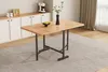 Sweiko Table de salle à manger moderne et minimaliste, Voir les images du produit 9