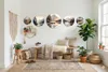 Runde Bilder für die Wand Beige Set für Schlafzimmer Produktbild-Vorschau 4