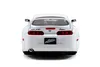 Rear view of a white Jada Toys 1:24 Fast & Furious Brian's 1995 Toyota Supra model car. Anteprima dell’immagine prodotto