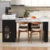 Isla de cocina móvil en  con ruedas, mesa extensible con Vista previa de la imagen del producto 3