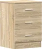vidaXL Noční stolky 2 ks Sonoma dub 38x35x56 cm výrobek z Náhled obrázku produktu 5