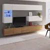 Hängevitrine mit Glasboden und Glasrahmentür in weiß Produktbild-Vorschau 5