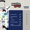 MuchoWow® Koffer Handgepäck Trolley Rollkoffer Kleine Produktbild-Vorschau 6
