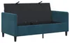 vidaXL Sofa mit Stauraum Blau 152 x 78 x 87 cm Polyester Produktbild-Vorschau 4