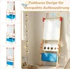 COSTWAY Kinder Tafel Holz, doppelseitige Spieltafel mit Produktbild-Vorschau 6