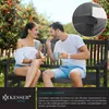 KESSER® Gartenbank Holz Holzbank wetterfest | Für 3 bis 4 Produktbild-Vorschau 3