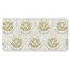 MuchoWow® Mauspad Mousepad Blumen - Gold - Muster 60x30 cm Produktbild-Vorschau 1