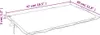 vidaXL Coussin pour chaise longue Beige 186x58x4 cm Tissu Voir les images du produit 11