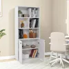 COSTWAY 5-poziomowy regał na książki, 155 cm biblioteczka z Podgląd zdjęcia produktu 7