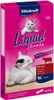A box of Vitakraft cat liquid snack with beef flavor. Podgląd zdjęcia produktu