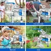 Wasserhahn Garten Doppel Auslaufhahn 1/2 Zoll & 3/4 Zoll Produktbild-Vorschau 4