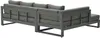 Rear view of a sectional outdoor sofa. Produktbild-Vorschau