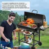 TEENO Drewniany wózek do grilla, grill węglowy XXL z Podgląd zdjęcia produktu 6