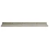 A shelf with a textured gray finish and subtle edge detailing, mounted on a white background. Podgląd zdjęcia produktu