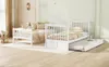 Sweiko 90x200cm Etagenbetten Kinderbetten Dreierbetten Produktbild-Vorschau 19