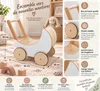 Carrello giocattolo in legno Rijoka – Carrello di supporto Anteprima dell’immagine prodotto 8