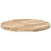 vidaXL Tischplatte Rund Ø80x4 cm Massivholz Akazie Produktbild-Vorschau 5