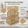 Ensemble de 3 boîtes en bambou | Boîtes en bois durables Voir les images du produit 5