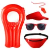 5 in 1 Lifeguard Set wie Baywatch – Fasching Kostüm Produktbild-Vorschau 1