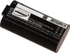 A black battery with white text and logos on a white background. Produktbild-Vorschau