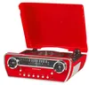 Centro de entretenimiento Crosley Powel, color rojo Vista previa de la imagen del producto 2