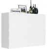 Komoda 140 cm 8 zásuvek skříňka FRAMIRE R-140-S8 bílá Náhled obrázku produktu 3