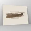 Bilder auf glas - Einteilig - Abstraktion Oval Braun - Produktbild-Vorschau 4