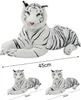 Plüschtiger, weich, bequem, Stofftier, gelb, großer Tiger, Produktbild-Vorschau 6