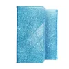 A product shot of a blue glittery phone case. Produktbild-Vorschau