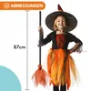 KRUMAD Hexenbesen Orange 87 cm – zusammenklappbar, leicht & Produktbild-Vorschau 5