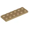 A single Lego plate on a white background. Produktbild-Vorschau