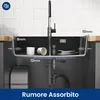CECIPA max Spülbecken Schwarz 70x45x20 cm mit Wasserhahn Produktbild-Vorschau 4