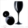 PLATINUX Schwarze Weingläser aus Glas Wasserglas Set 6 Produktbild-Vorschau 6