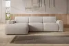 AX LIVING Canapé en L Didim mini taupe, largeur 310 cm, Voir les images du produit 2