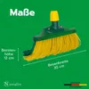 Novaliv Krallenbesen Kopf 30 cm Holz gebogenen Borsten Produktbild-Vorschau 4