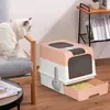Katzentoilette mit ausziehbarer Schale Doppeltürige Produktbild-Vorschau 5