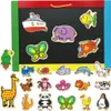Viga Holzmagnete „Tiere“, 20-teiliges Set Produktbild-Vorschau 1